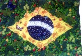 Bandeira do Basil 3D em escala