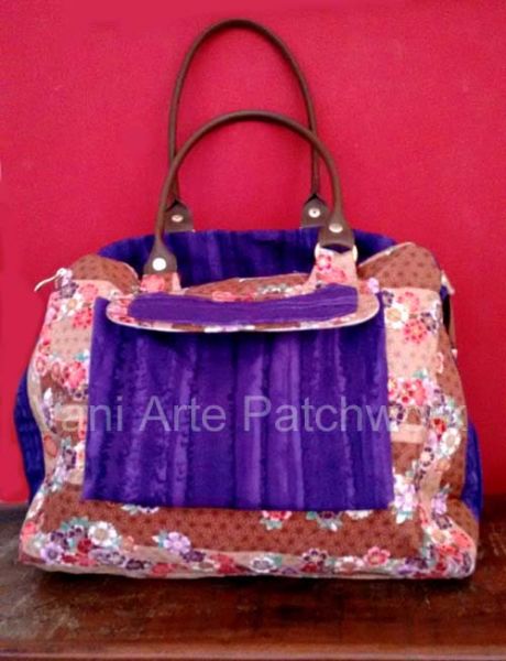Bolsa Patchwork estilo Retrô (modelo exclusivo)